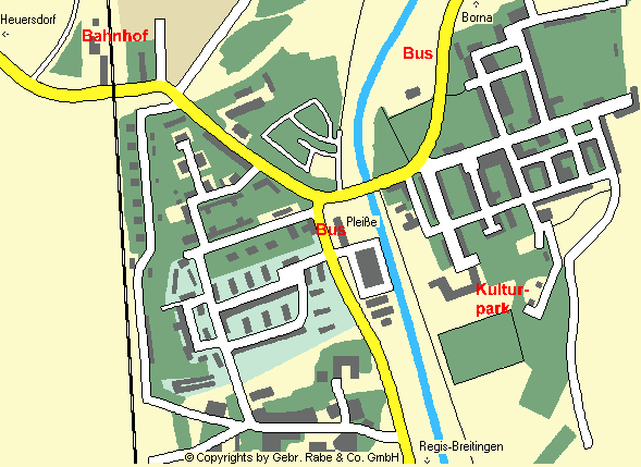 Stadtplan Deutzen